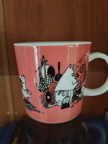 Tumma Roosa  muumimuki  v 1991-1999