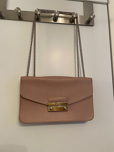 Furla crossbody bag in Moonstone / dusty pink color