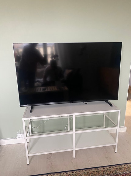 IKEA tv-taso valkoinen metallinen
