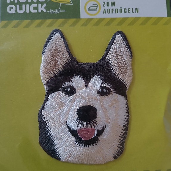 Husky 3D tarra/ koristemerkki