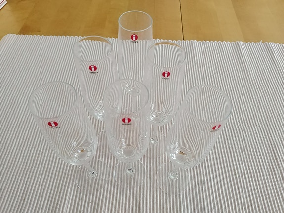 Iittala Kolibri kuohuviinilasi 18cl, 6kpl