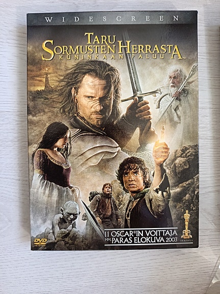 Taru sormusten herrasta Kuninkaan paluu DVD-elokuva