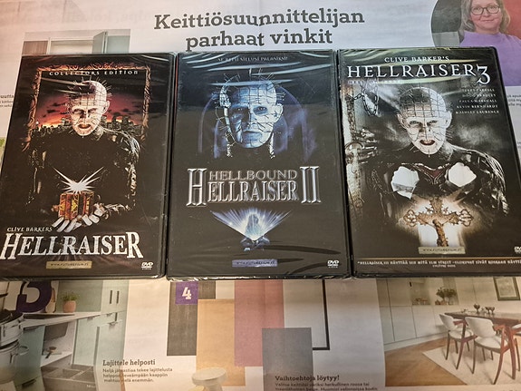 Hellraiser 1-3 dvd