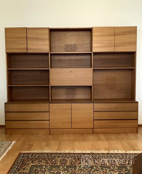 Askon 1960-luvun teak-kirjahylly