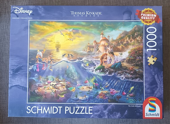 Disney Thomas Kinkade 1000 palan palapeli The Little Mermaid