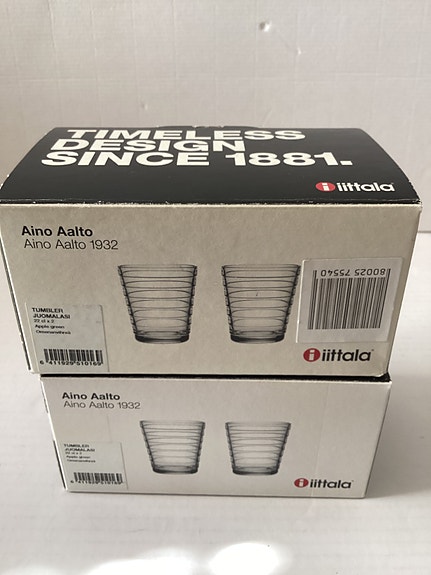 IITTALA AINO AALTO juomalasit 4 kpl setti   ( pieni 22 cl )*