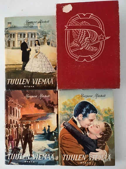 Tuulen Viemää,Margaret Mitchell ja Scarlett,Alexandra Ripley ja elokuvajuliste