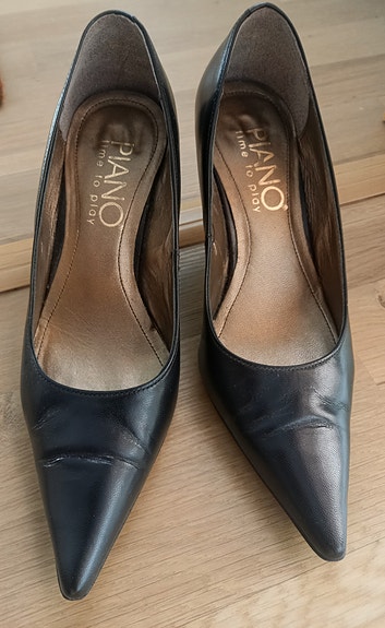 Piano mustat korkokengät, 4/37