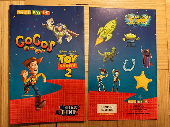 Toy Story 2 Crazy bones -keräilyvihkonen
