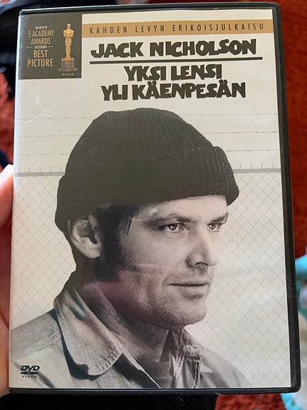 Yksi lensi yli käenpesän DVD-elokuva