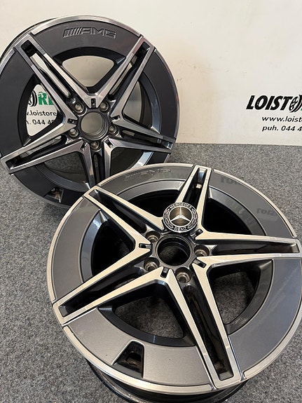 5x112 R18 kr66,6 J9 et58 MB AMG alkuperäinen vanteet