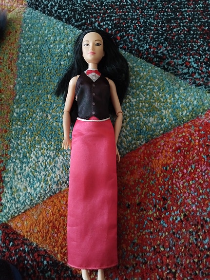 Barbie nukke mekossa