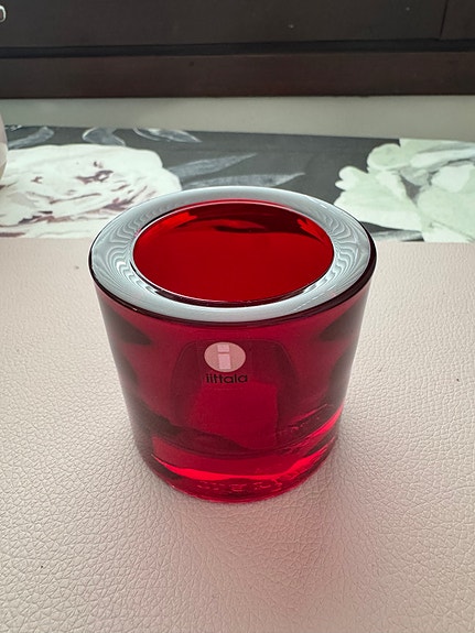 Iittala KIVI lyhty punainen