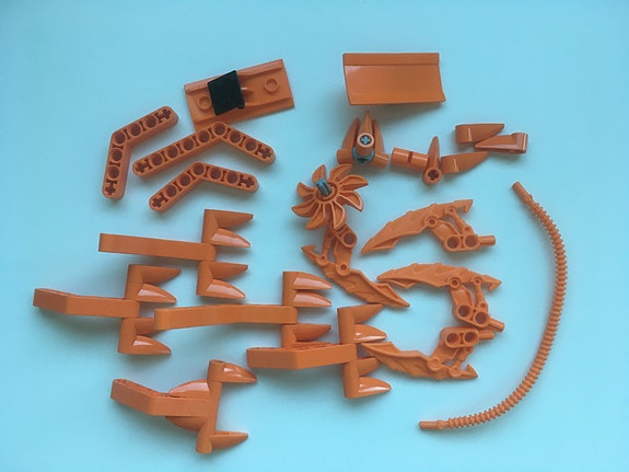 Lego Technic oranssit osat