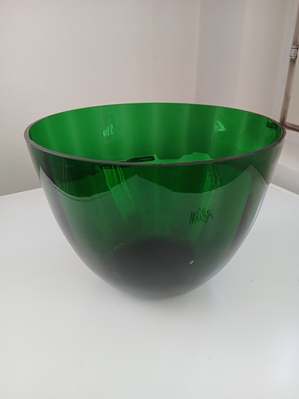 vihreä lasikulho n 4,5 litraa