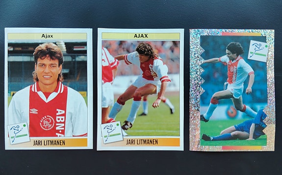 Jari Litmanen tarrat Panini Voetbal 1994