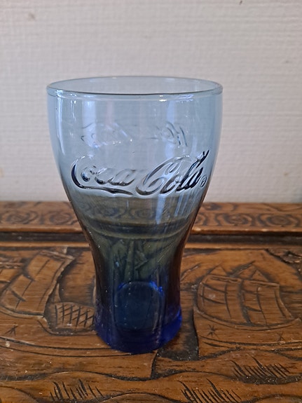 Coca-Cola juomalasi sininen
