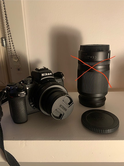 Nikon Z50 + 16-50mm objektiivi