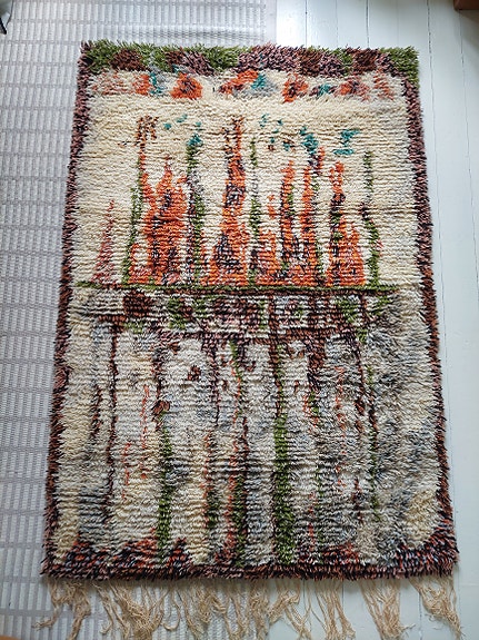 Leena-Kaisa Halme Jääpuikkoja-ryijy