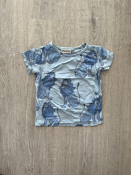 Mini Rodini sininen leijona t-paita 92/98