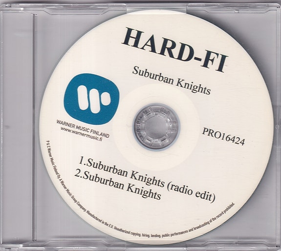 Hard-Fi - Suburban Knights (CDr, Single, Promo)