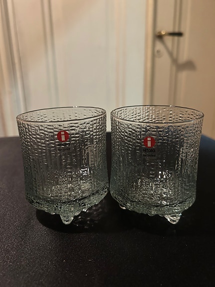 Uusi Iittala Ultima Thule juomalasi 2 kpl 20 cl uudelleenhyödynnetty