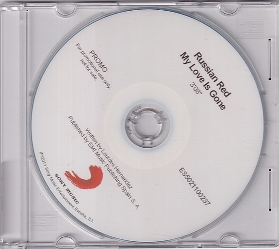Russian Red - My Love Is Gone (CDr, Single, Promo)