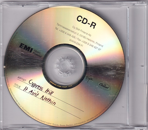 Cypress Hill - It Ain't Nothin (CDr, Single, Promo)