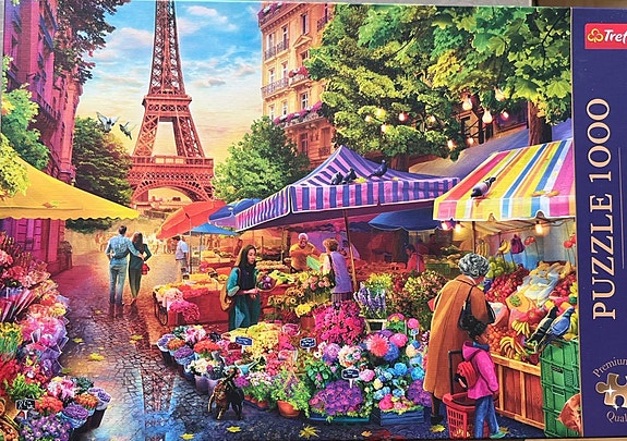 Palapeli "Eiffel market", 1000 palaa
