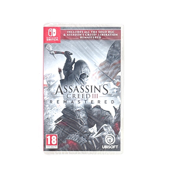 Assassins Creed III Remastered NIB Nintendo Switch