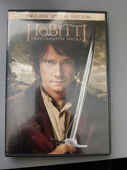 Hobitti Odottamaton matka DVD-elokuva