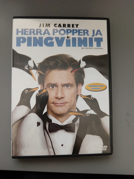Herra Popper ja pingviinit DVD-elokuva