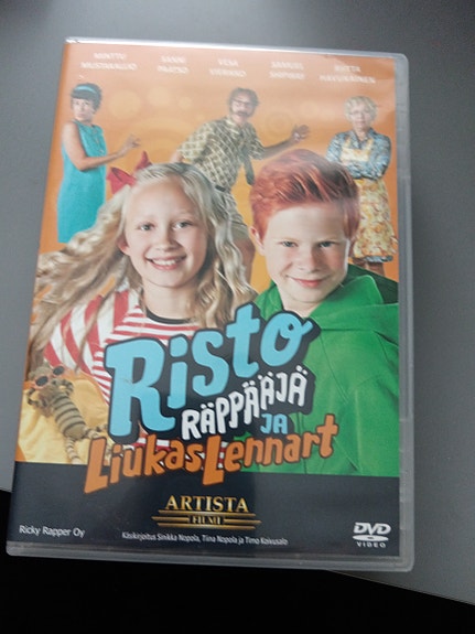 Risto Räppääjä ja liukas Lennart DVD-elokuva