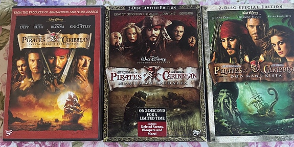 Pirates of the Caribbean elokuvat