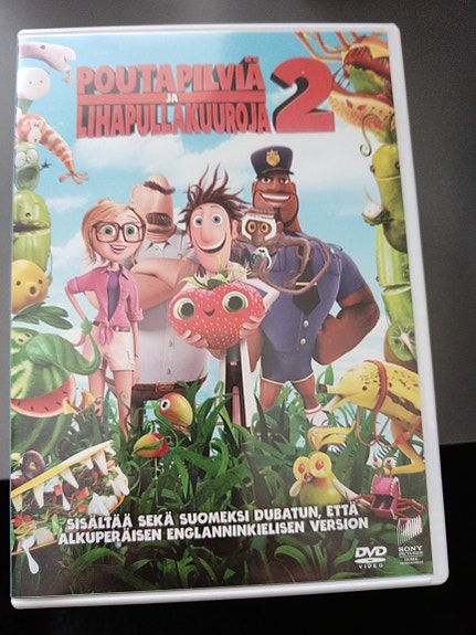 Poutapilviä ja lihapullakuuroja 2 DVD