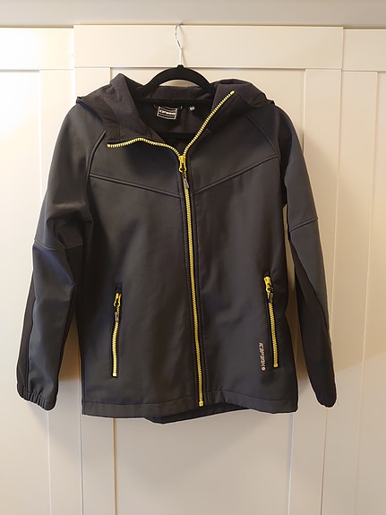 Icepeak lasten takki 152 cm musta softshell unisex