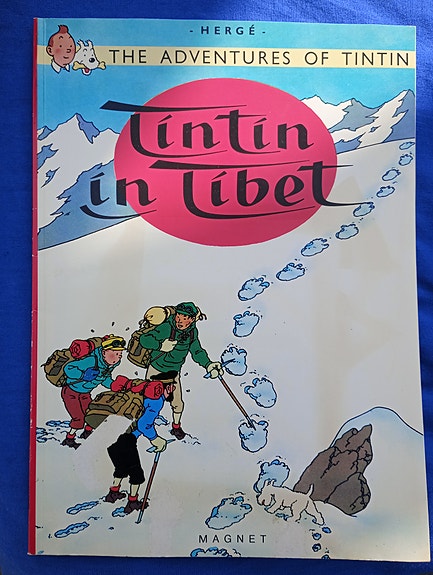 Tintti Tiibetissä sarjakuva-albumi englanniksi