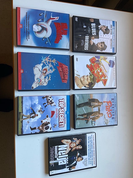 DVD-elokuvat komediapaketti 7 kpl