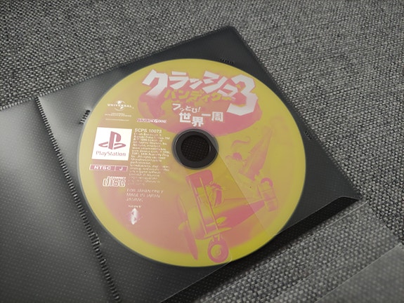 Playstation Crash Bandicoot 3 peli (Japani)