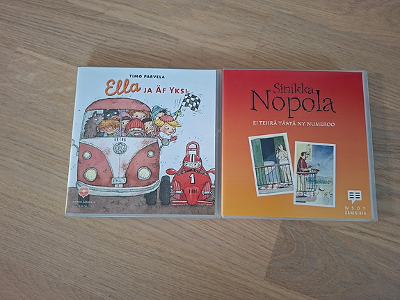 Äänikirjat, Ella ja Sinikka Nopola