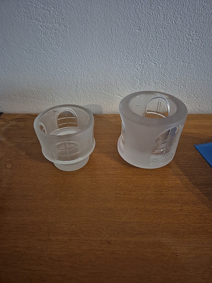 Iittala Balladi -tuikkukipot, iso ja pieni