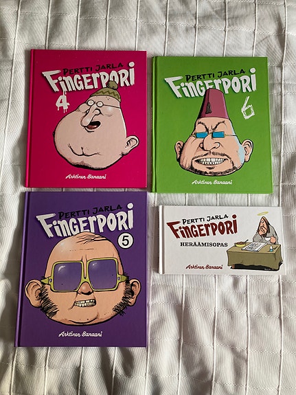 Pertti Jarla / Fingerpori ;  4, 5, ja 6 sekä Heräämisopas