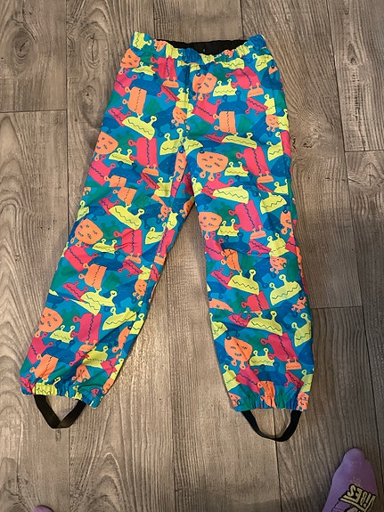 KappAhl KaxS lasten housut 128 kirjava polyesteri unisex