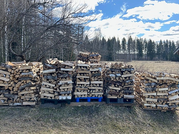 Kuivaa koivuklapia