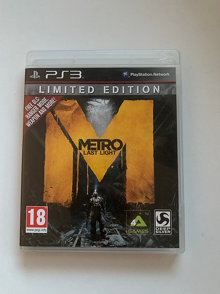 Metro Last Light Playstation 3 -peli