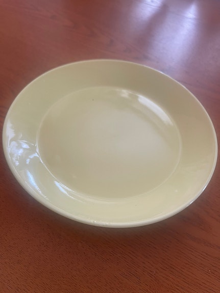 Arabia matala KELTAINEN lautanen 21 cm