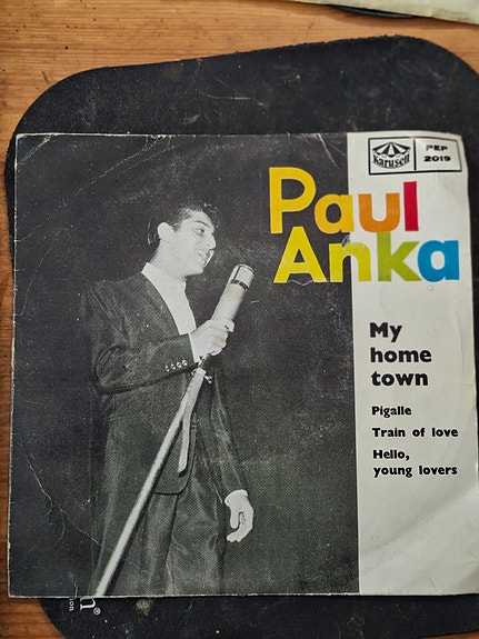 Paul Anka my hometown sngle