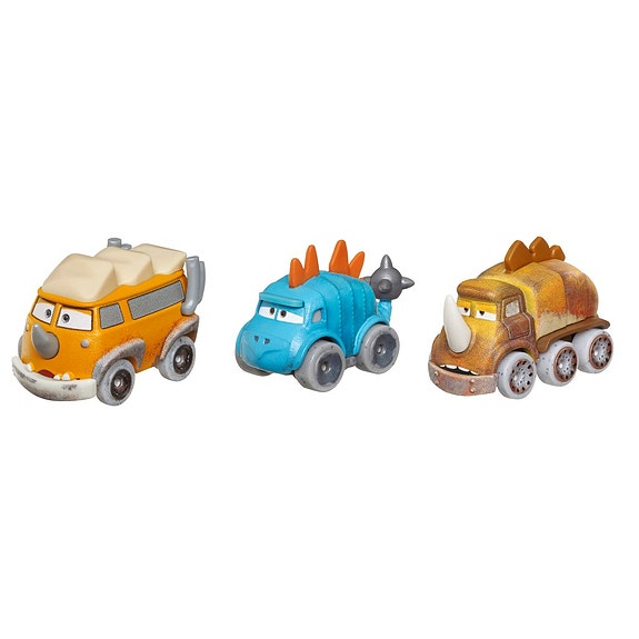 Disney Pixar Cars Mini Racers 3 kpl Dinoautot 13,99 €