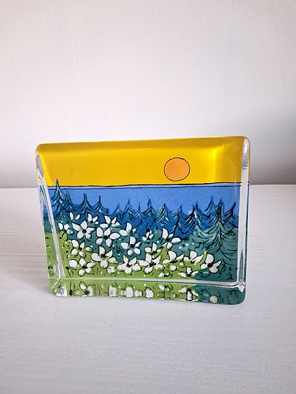 Iittala Heljä Liukko Sundström lasikortti Lämpö Auringon