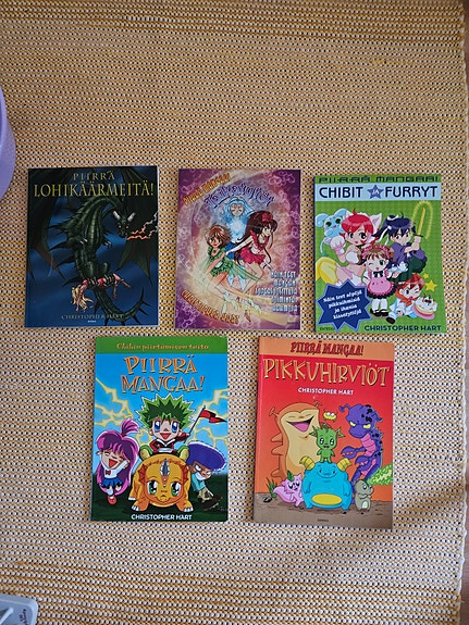 Näin piirrät mangaa kirjasarja